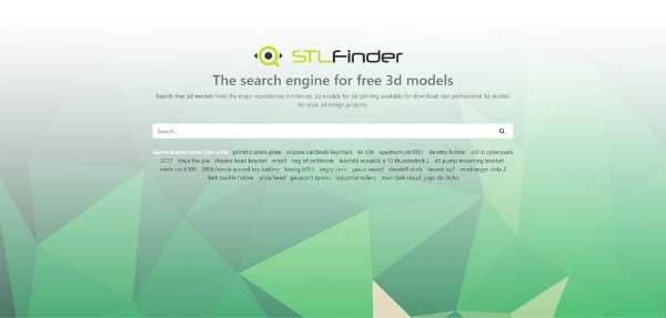 find 3D models STL finder