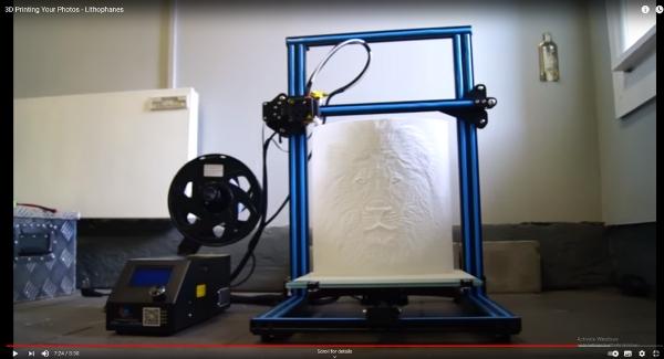 3D printing Lithophane YouTube